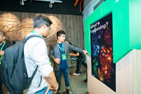 Twitter Aurora installed in Twitter's San Francisco offices